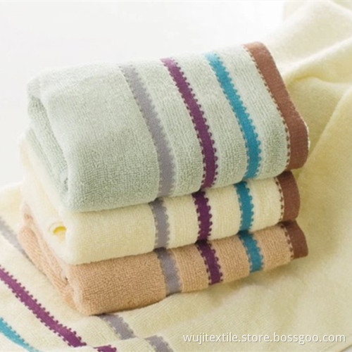 SGS 100% Cotton Terry Face Towel Hand Towel (WJ-F1001)